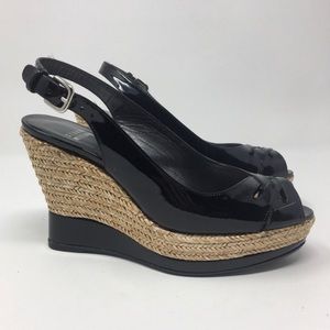 Stuart Weizman Rare* Dolunch Slingback Wedge